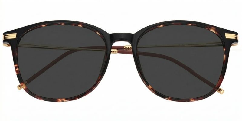 Greene Square Tortoise Frame Glasses | Zeelool Optical1