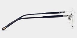 Claire Rectangle Silver Glasses5