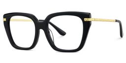 Yusbetsy Rectangle Black Glasses3
