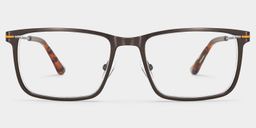 Roxana Rectangle Brown Glasses0