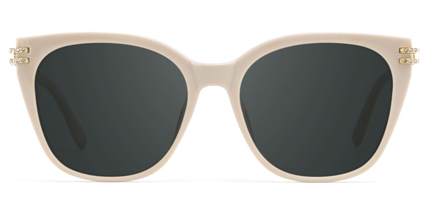 Catalina Beige Square Polarized Sunglasses Online | ZEELOOL UK0