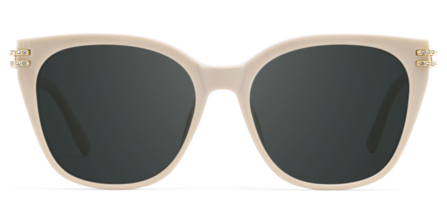 Catalina Champagne Square Polarized Sunglasses Online | ZEELOOL UK0