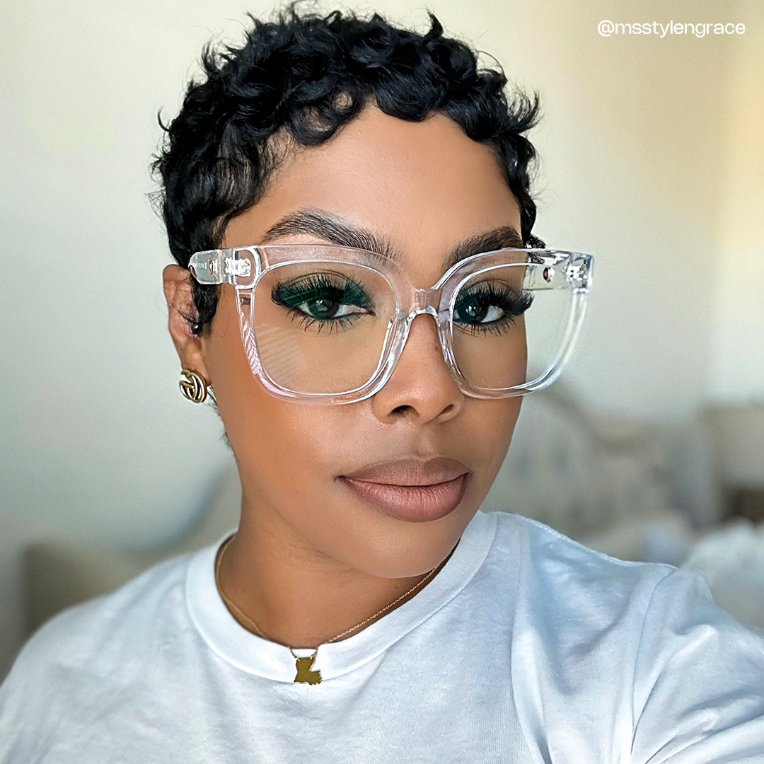 Ebony Square Crystal Glasses6