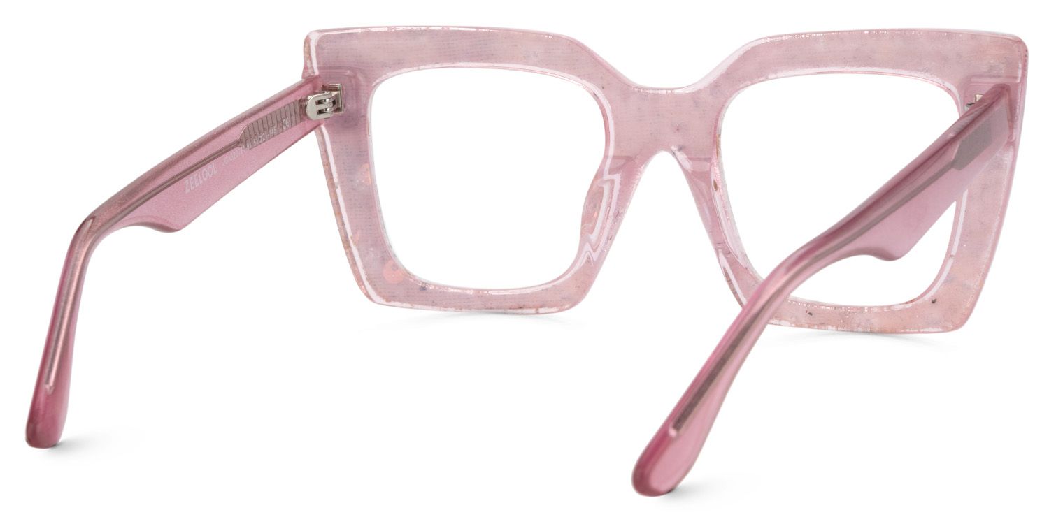 Full Pink Glasses With light Blue Denim5