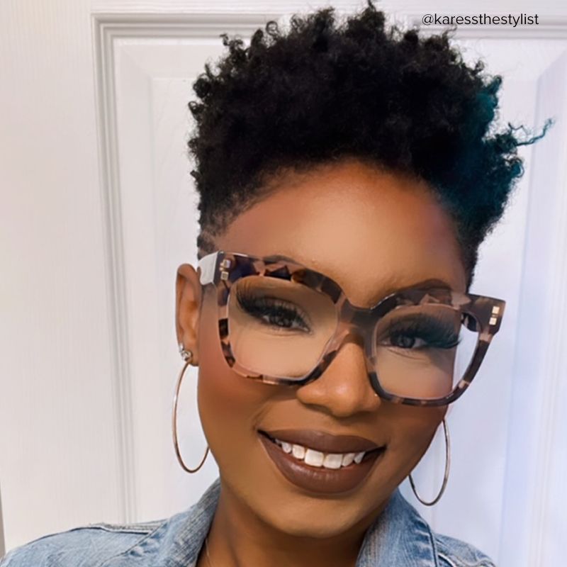 Minguela Square Cheetah Print Tortoise Glasses | Zeelool11