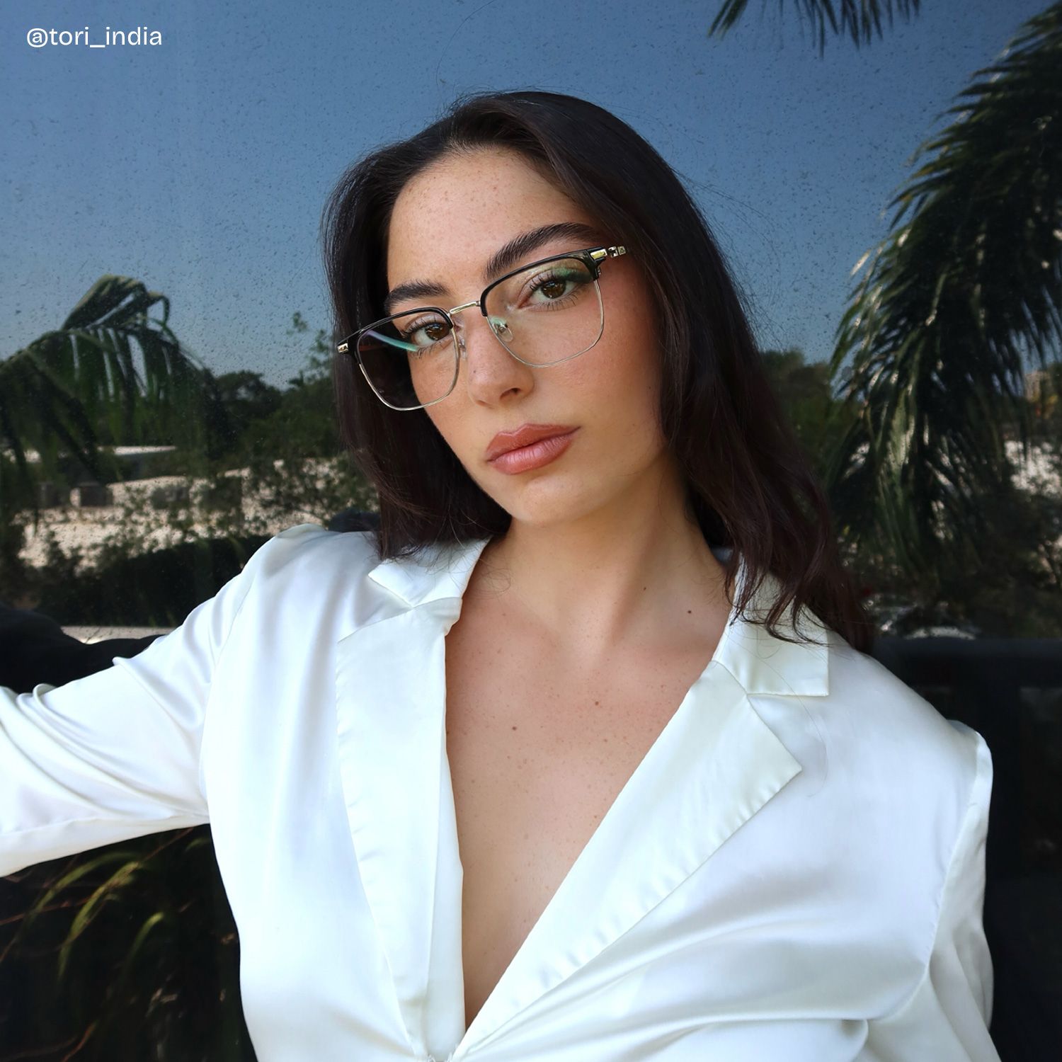 Owen Eyeglasses in Square Black Gold Frame | ZEELOOL UK7