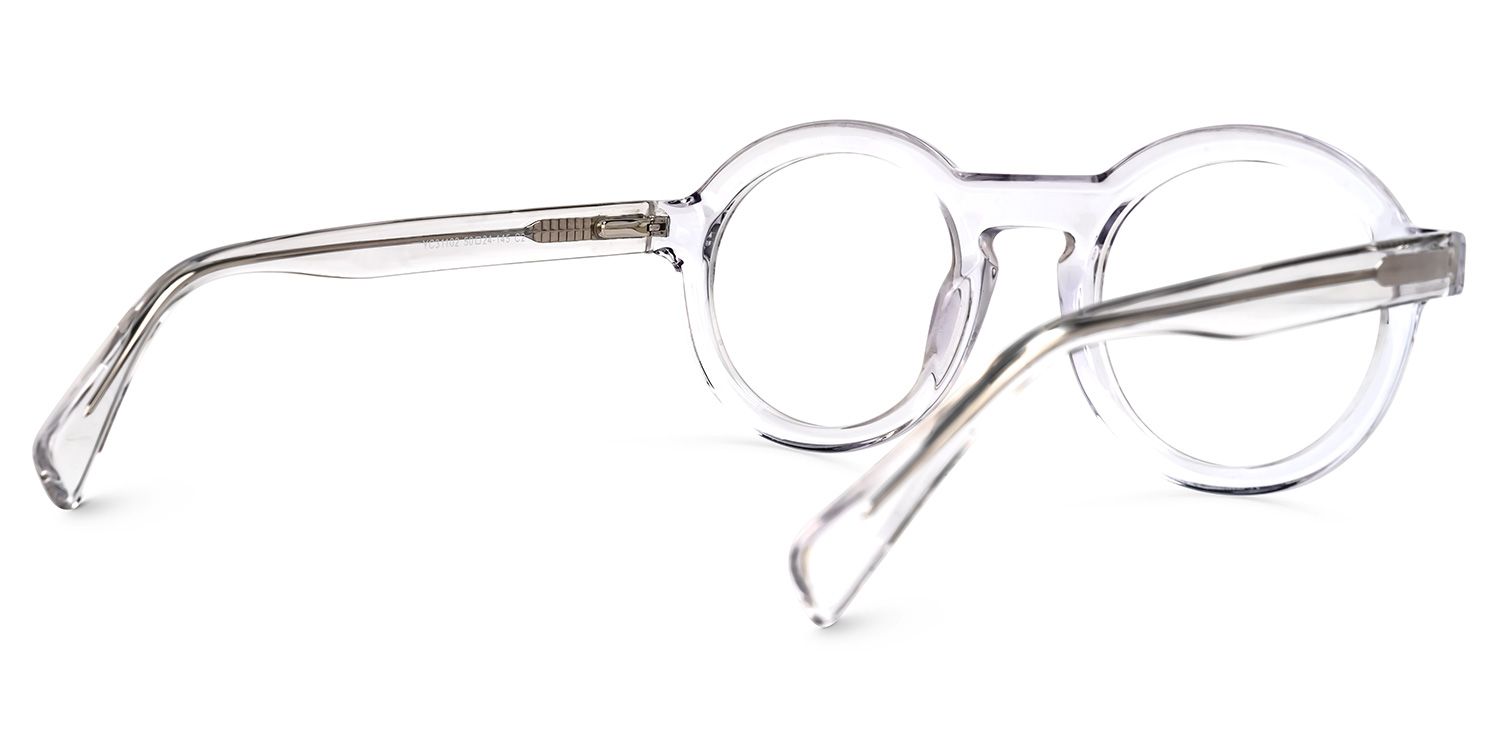 Round Mariam Clear Glasses deals -Zeelool Glasses3