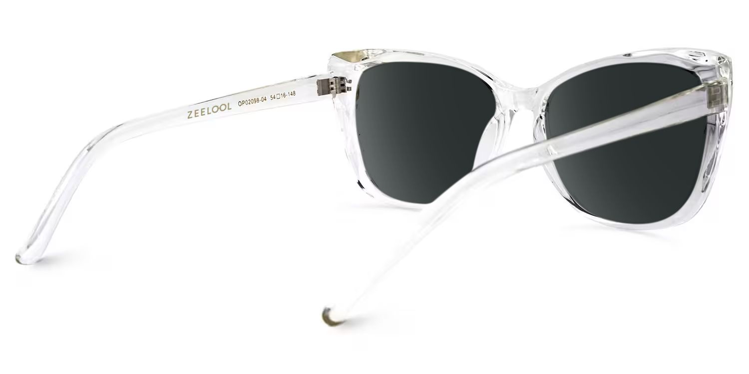 Farris Clear Classy Cat eye Frame Sunglasses | ZEELOOL UK3