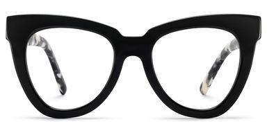 Yaser Black Cat eye Glasses