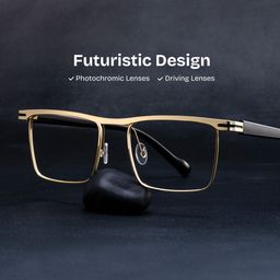 Violet Browline Gold Glasses0