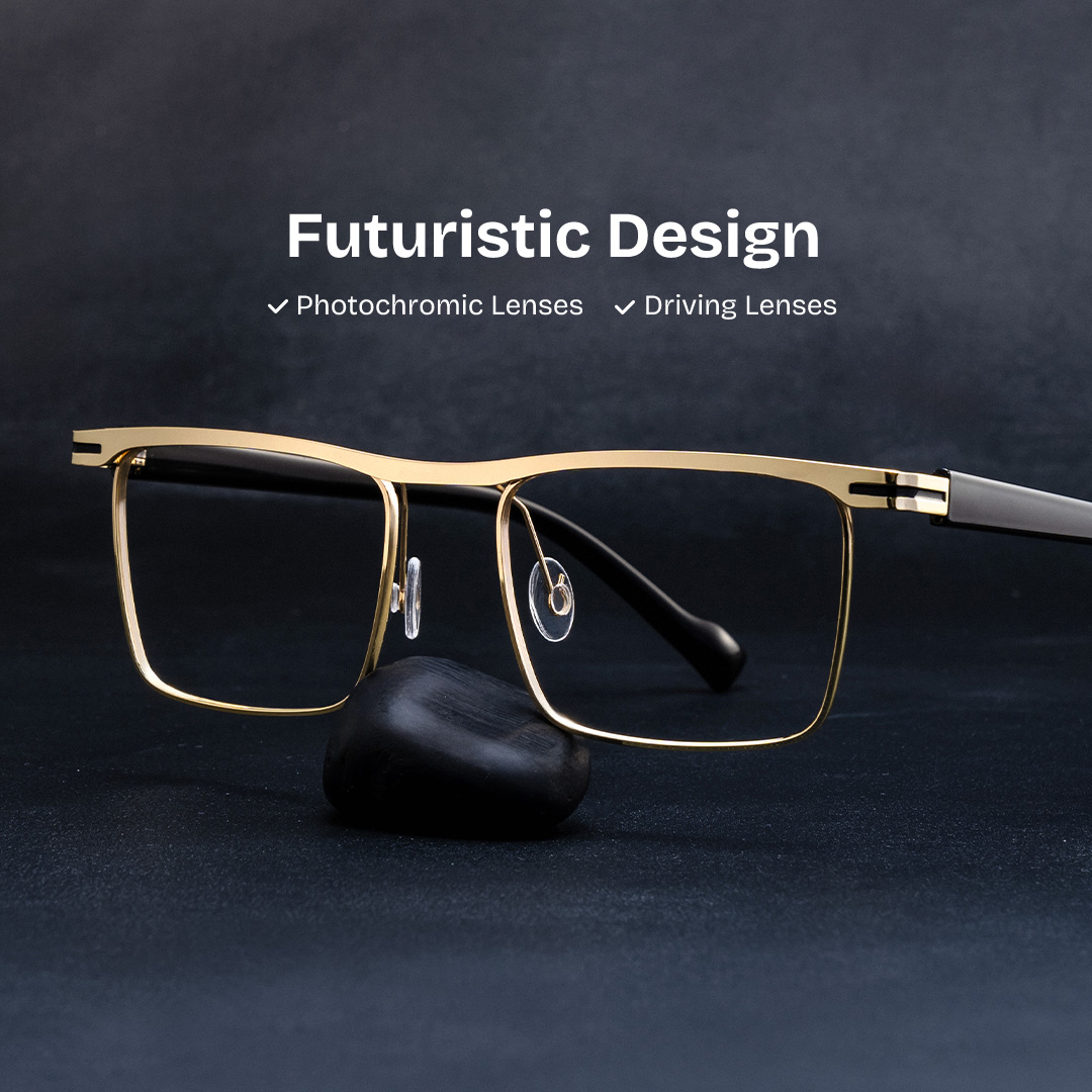 Violet Browline Gold Glasses0