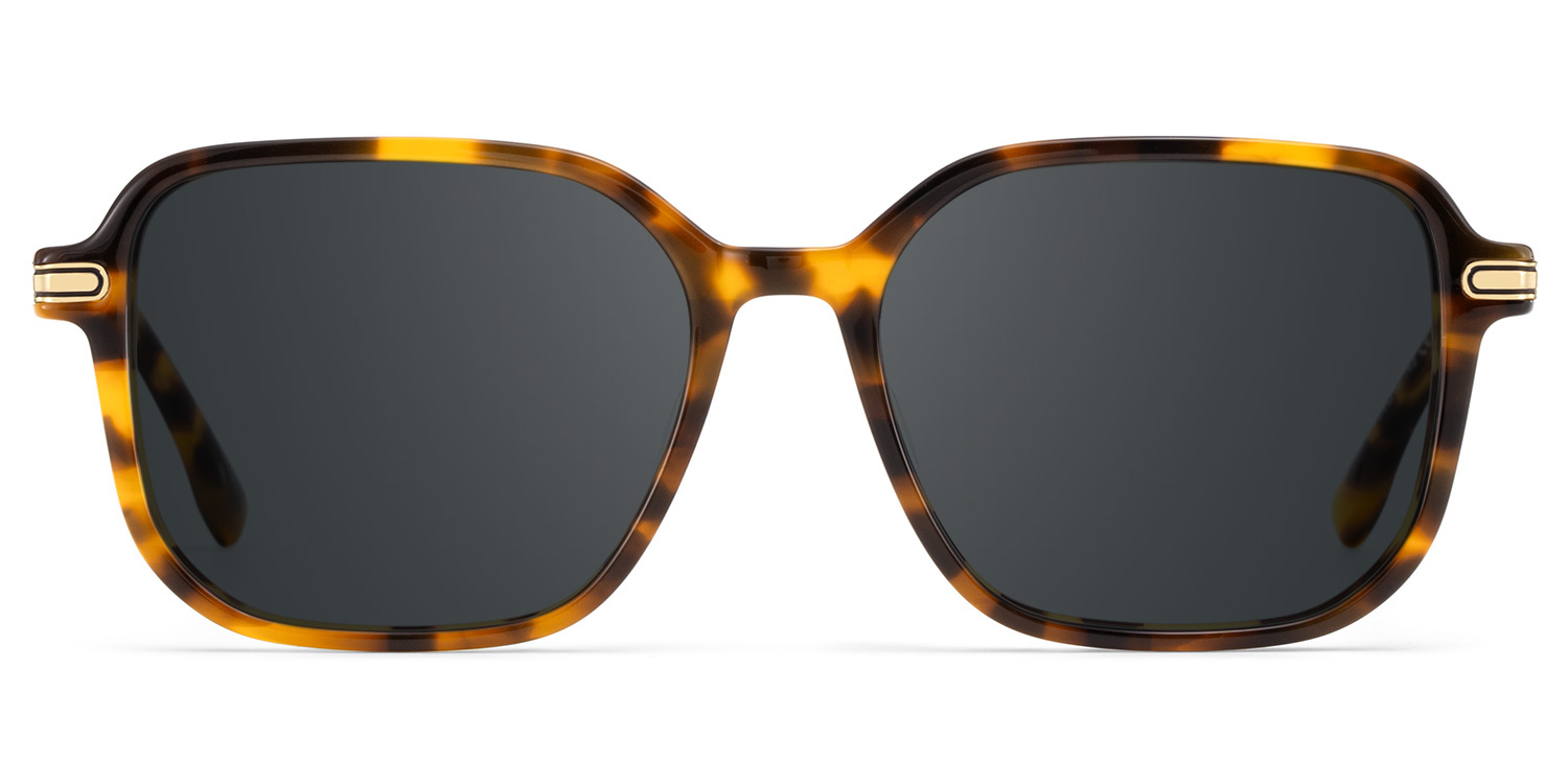 Jetson Rectangle Tortoise Sunglasses0