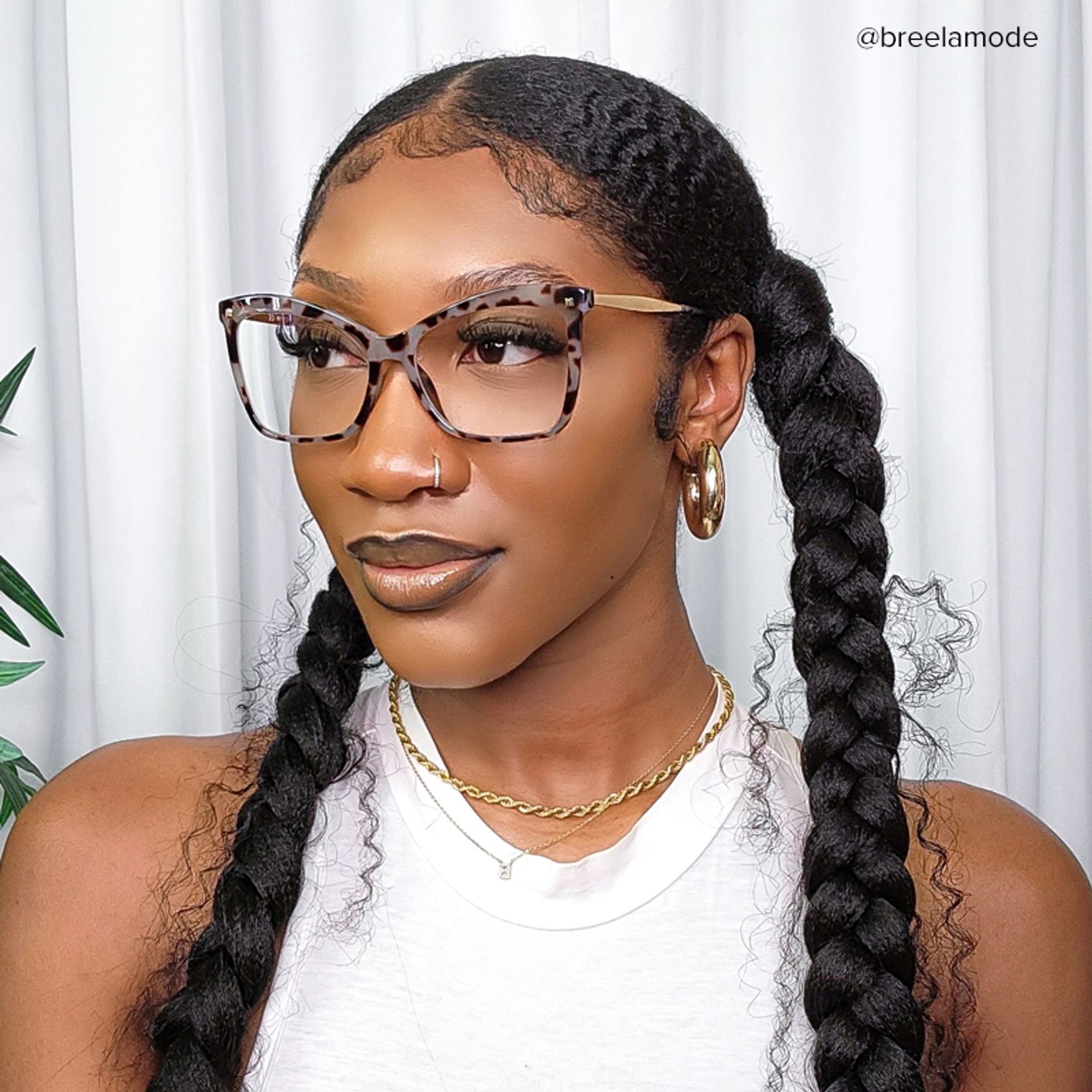 Isaebella Butterfly Tortoise Frame Glasses | ZEELOOL UK7