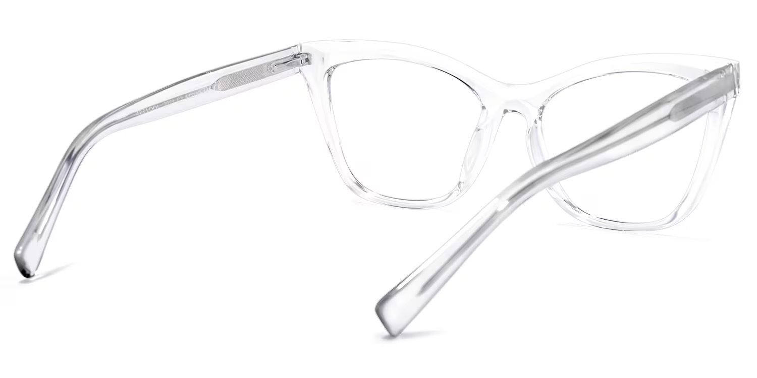 Raegan Cateye Clear Glasses | ZEELOOL UK4