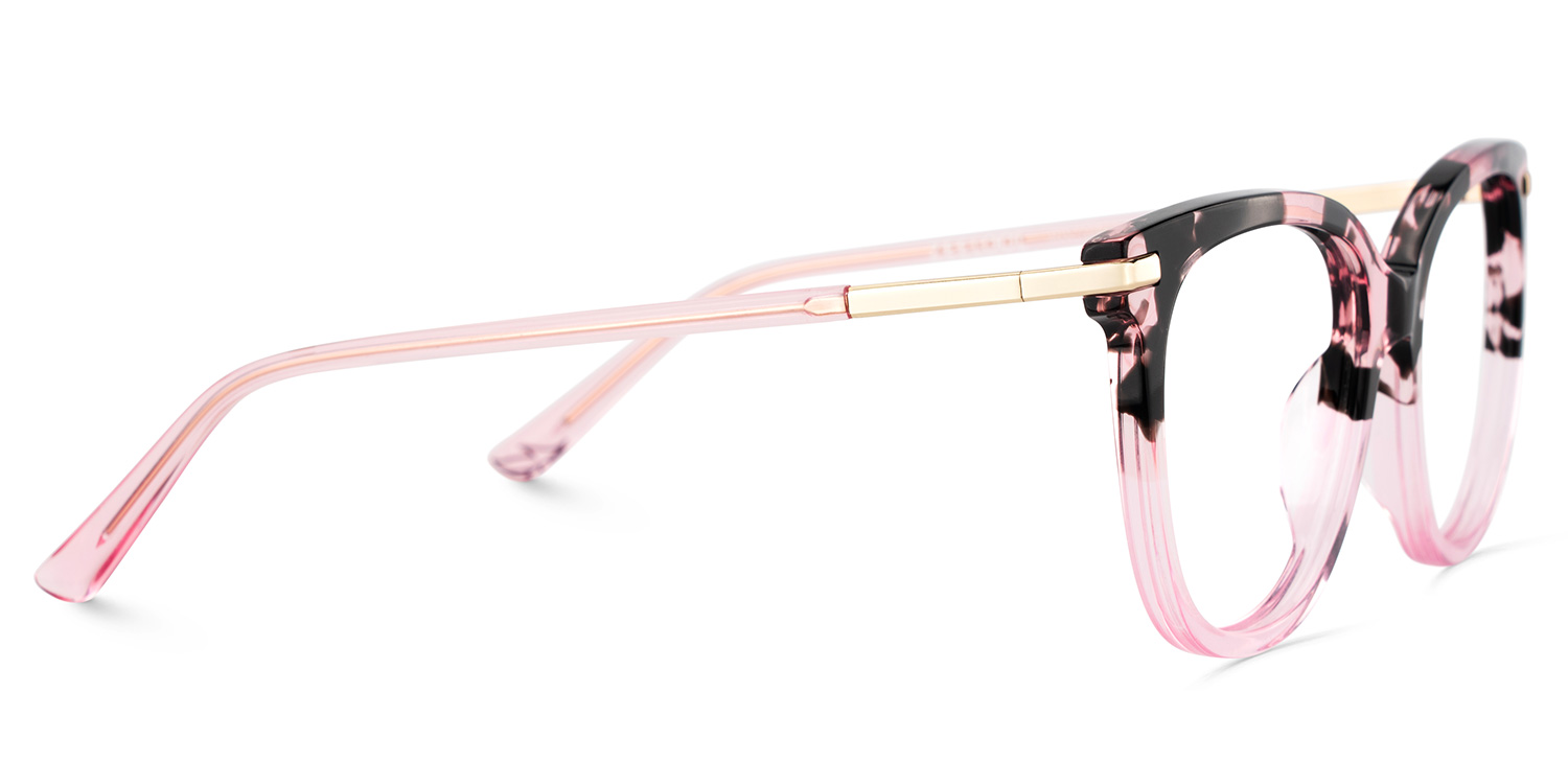 Round Pink Tortoise Glasses3