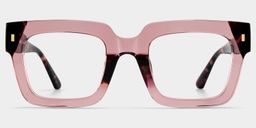 Sarah Square Purple Glasses0