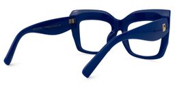 Alberta Blue Square Glasses3