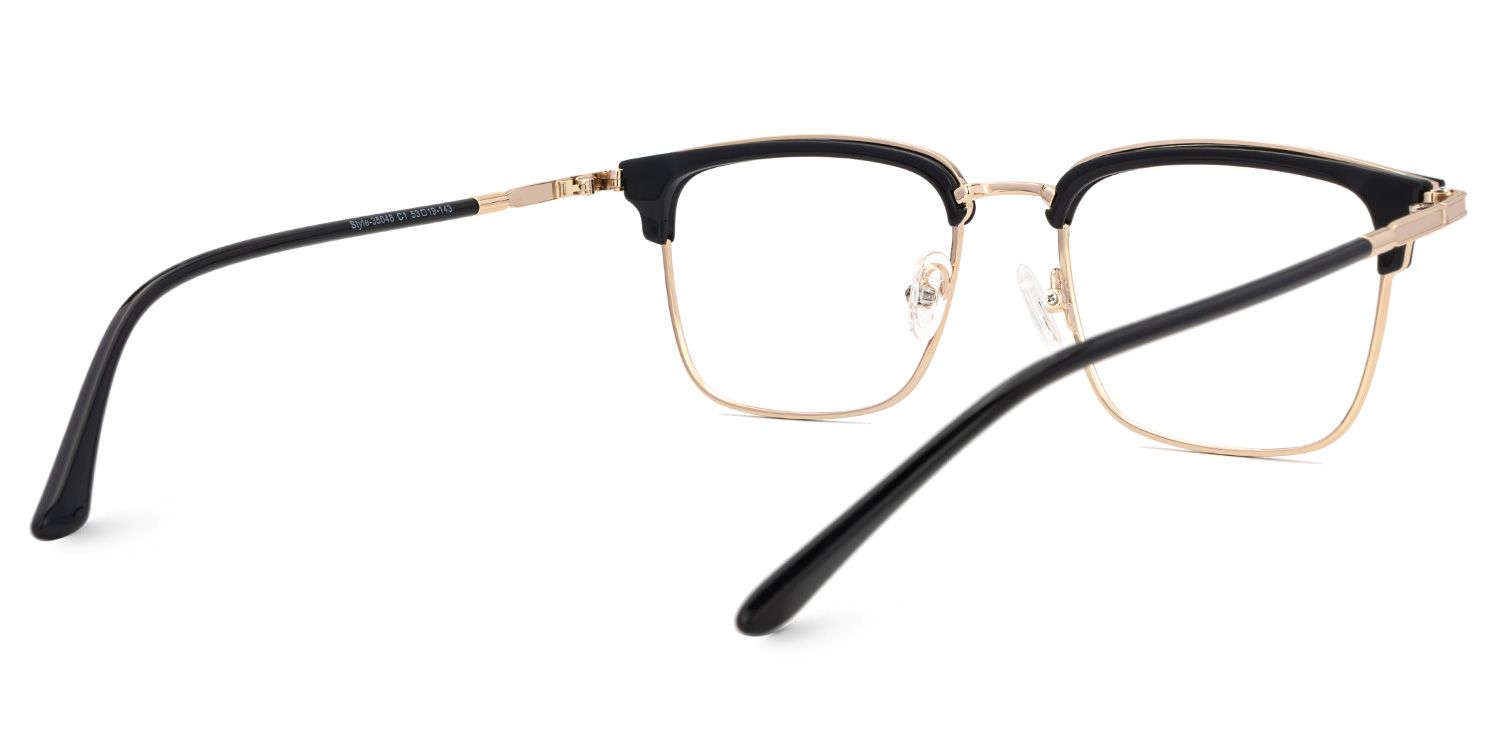 Peeples Browline Mixed-Materials Full-Frame Eyeglasses | ZEELOOL UK3