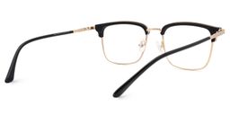 Peeples Browline Black Glasses3