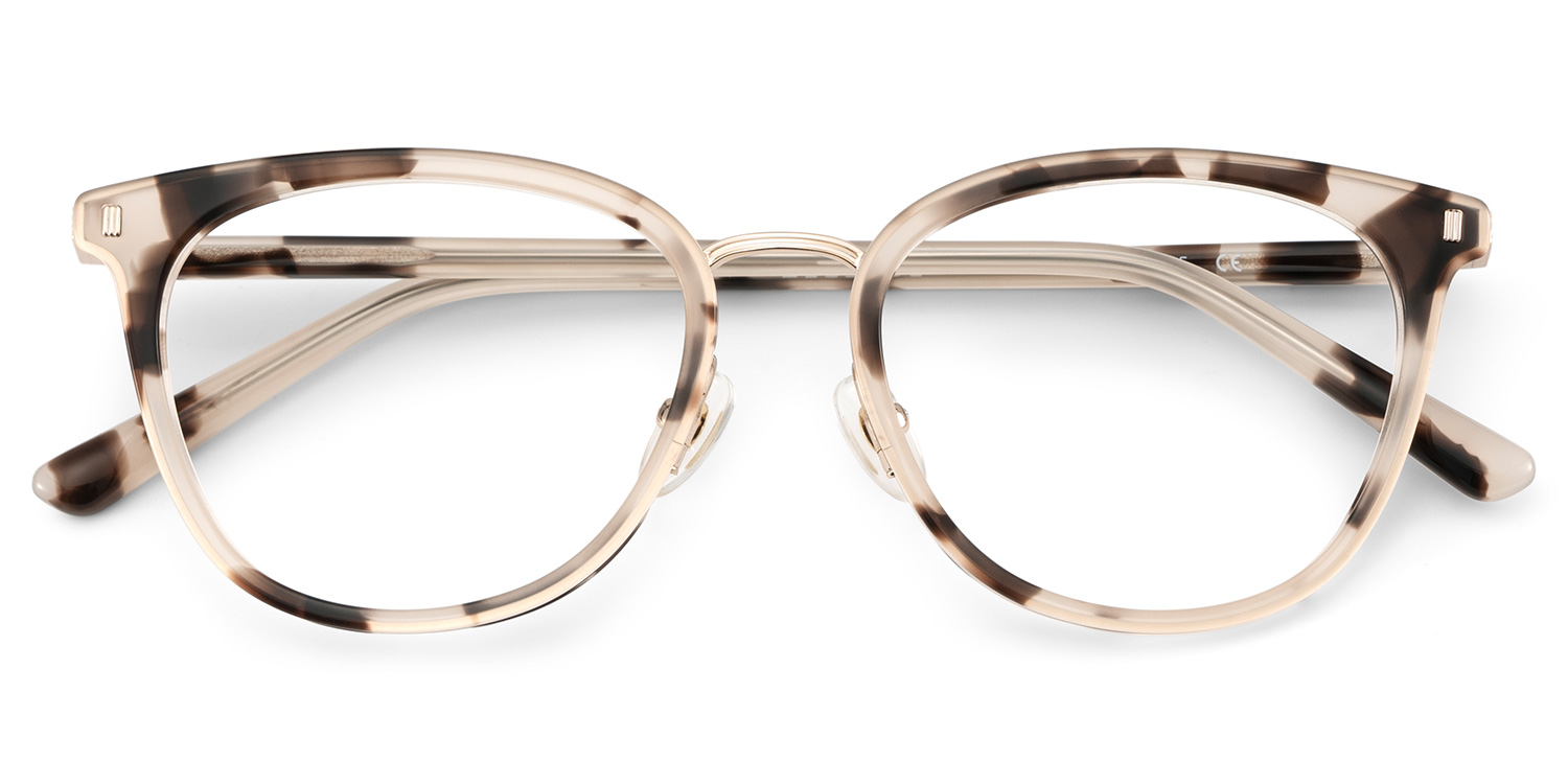 Caden Eyeglasses in Round Tortoise Frame | ZEELOOL UK3