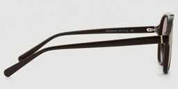 Drew Dark Brown Aviator Sunglasses3