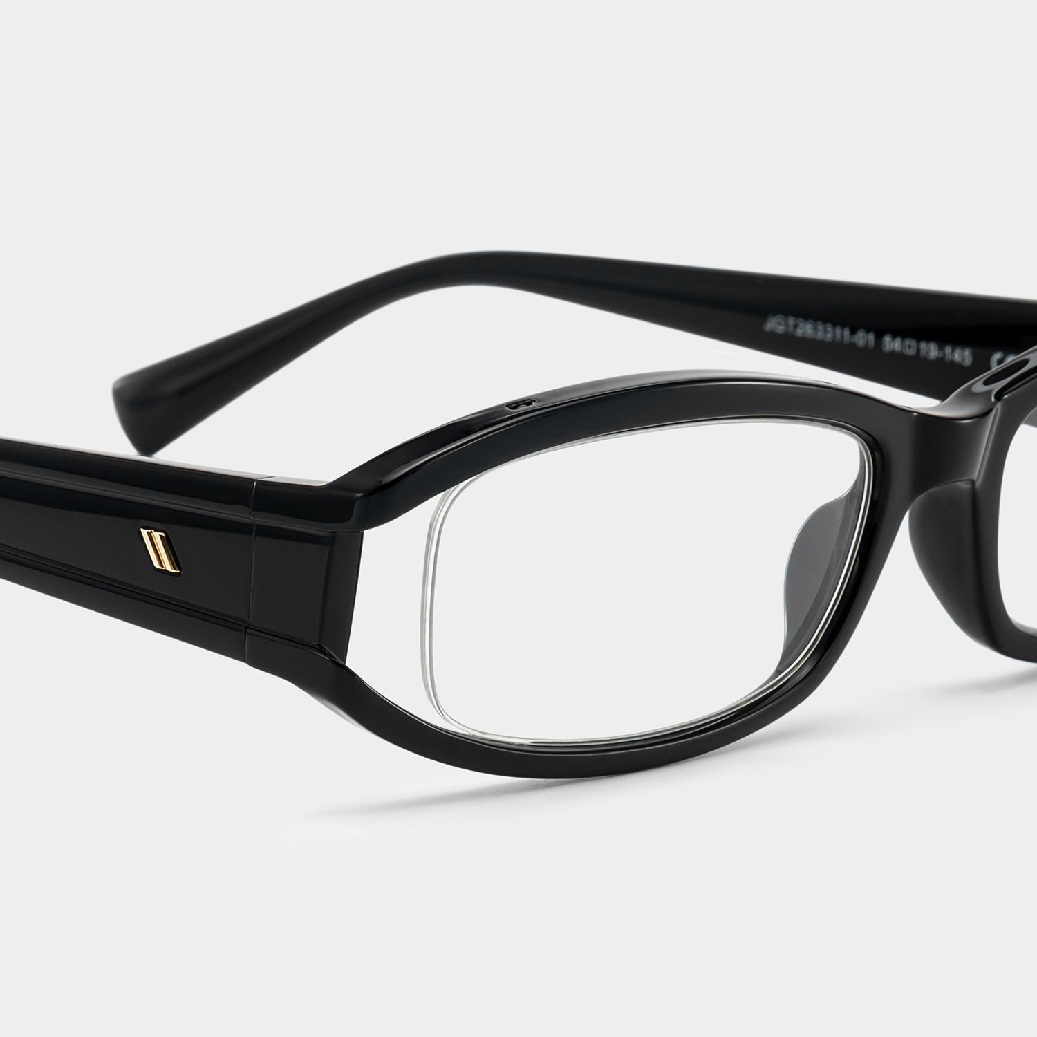 Willow Thick Black Rectangle Glasses for Teenager | ZEELOOL4