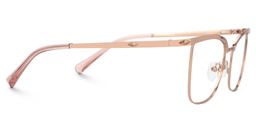 Beaty Square Rose-Gold Glasses2