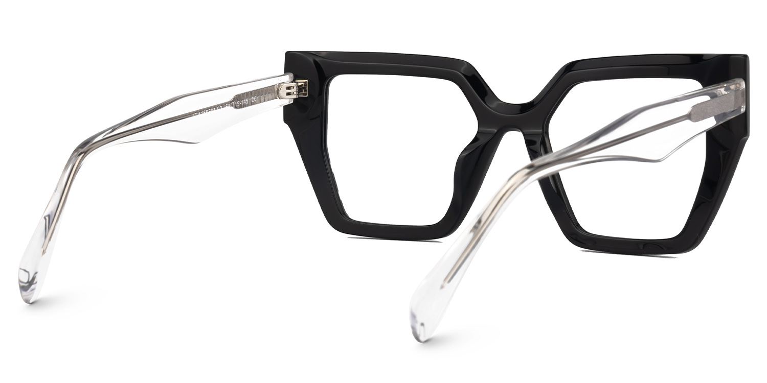 Amarys Square White Glasses3