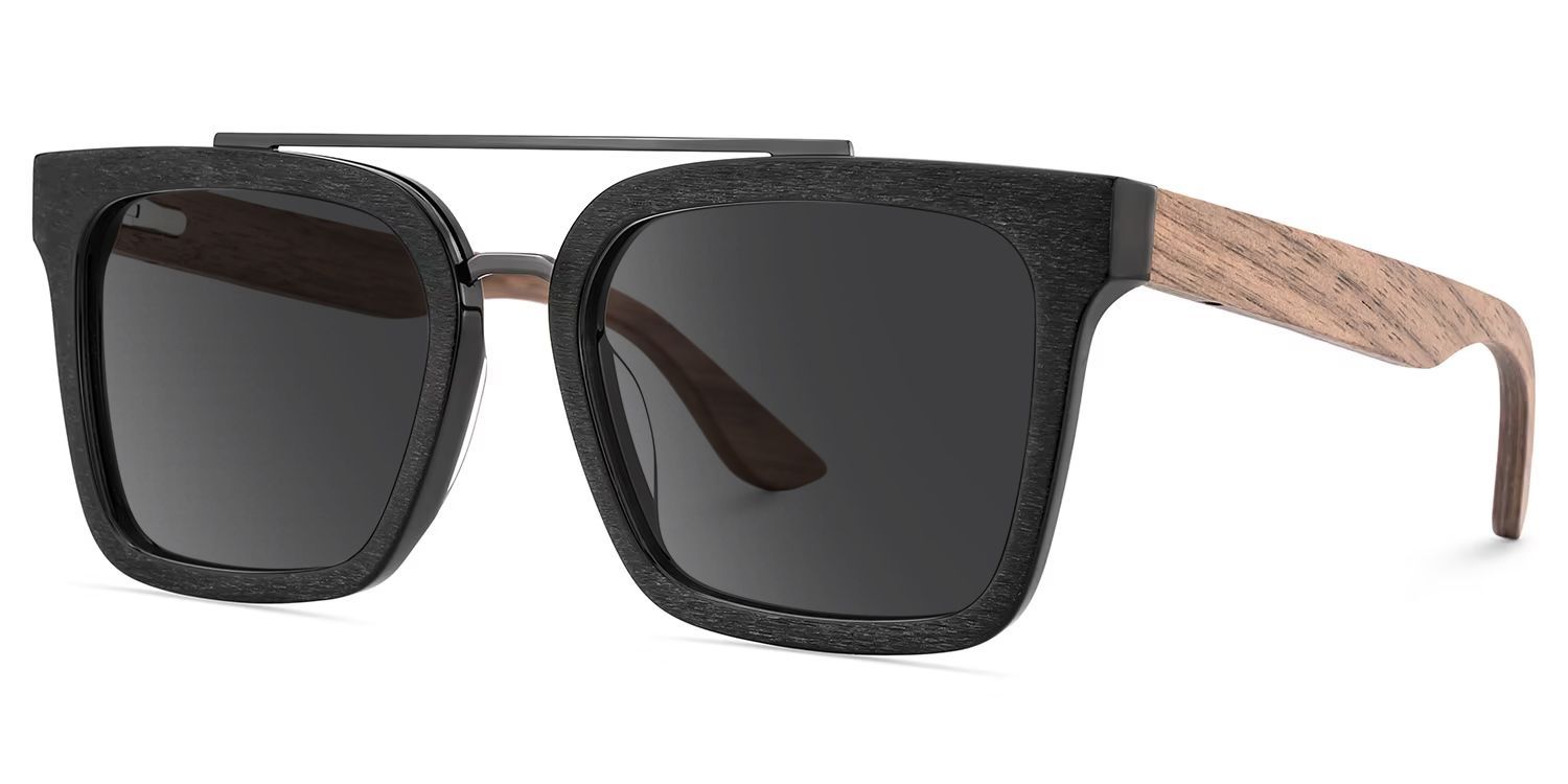 Men's Aviator Eyeglasses Frames With Black Clear Color2