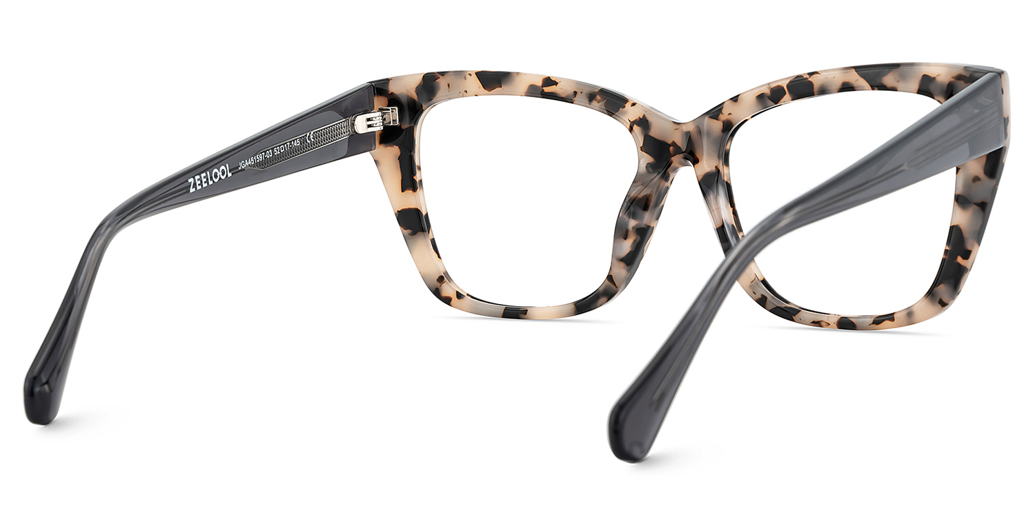 Tessia Tortoise Square Glasses Women's Glasses | ZEELOOL UK5
