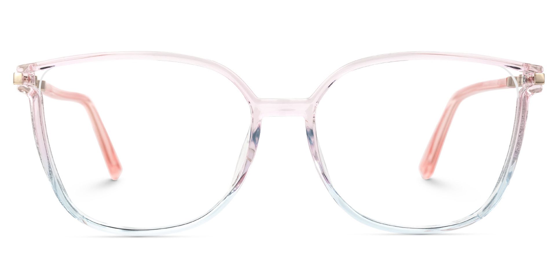 Square Rodz Two-tone Eyeglasses with Clear Frames0
