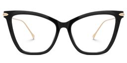 Hilary Butterfly Black Glasses0