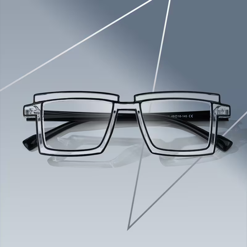 ZEELOOL Zephyr Rectangle Crystal Glasses
