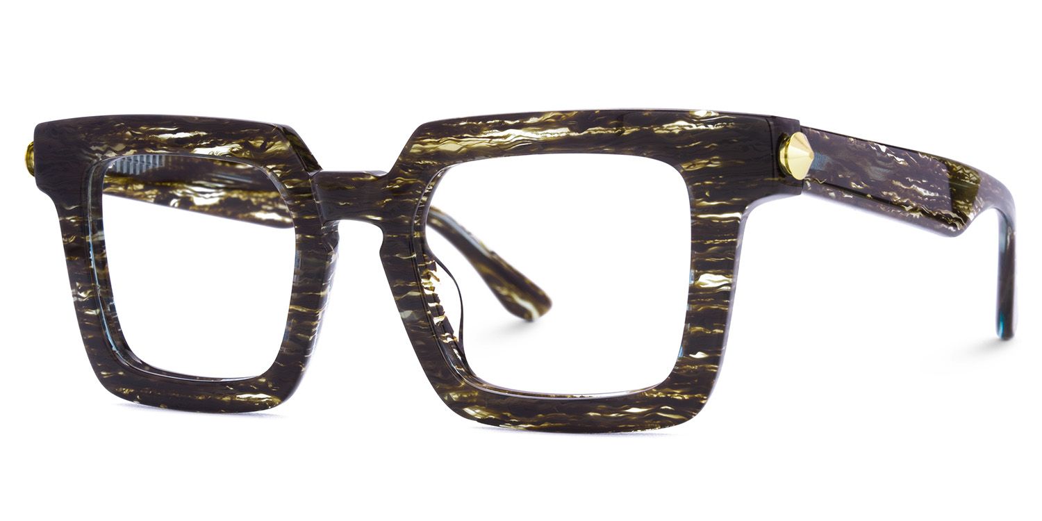 Ruthann Eco Acetate Brown Glasses For Men | ZEELOOL UK2