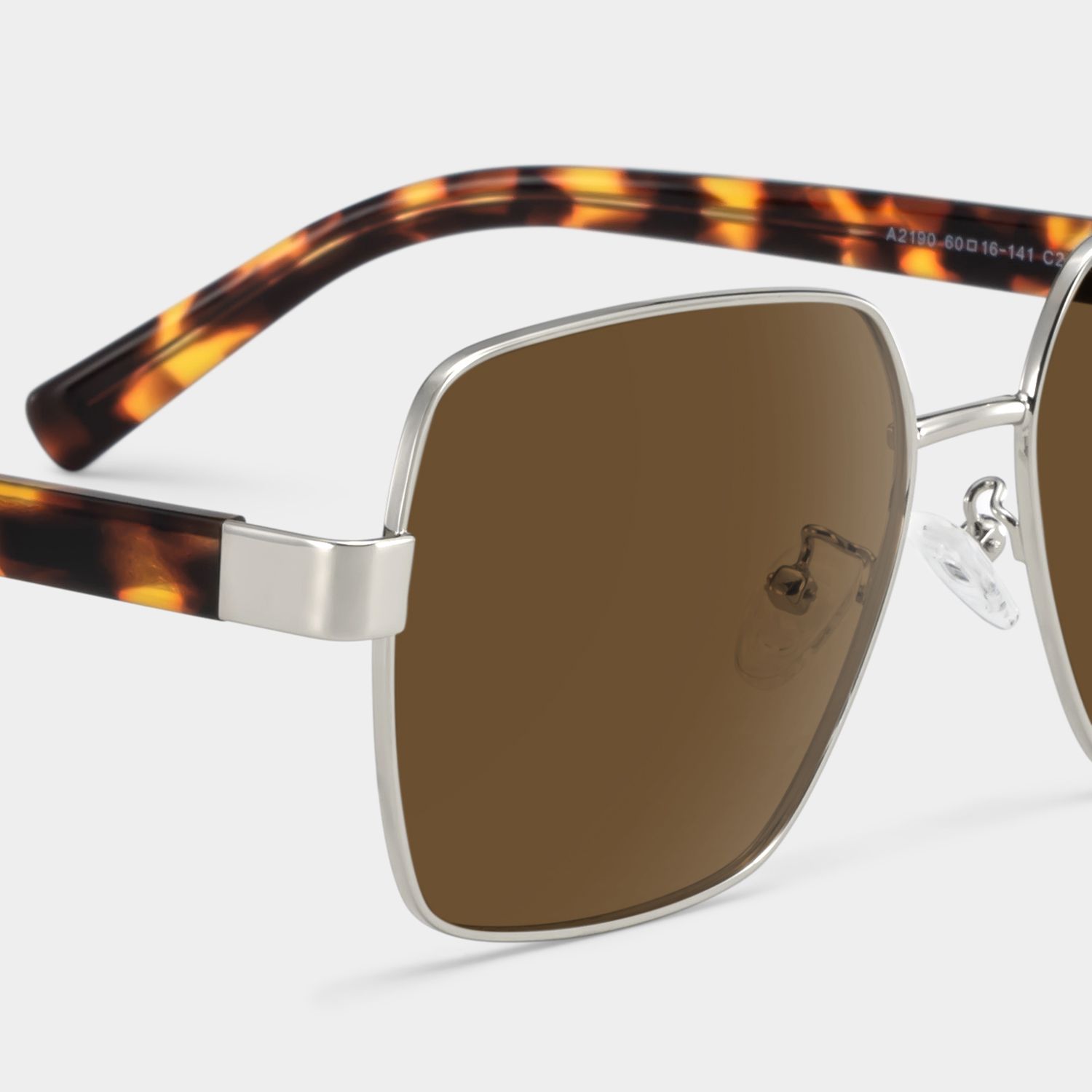 Sahara Square Brown Sunglasses for Women & Men | ZEELOOL UK5