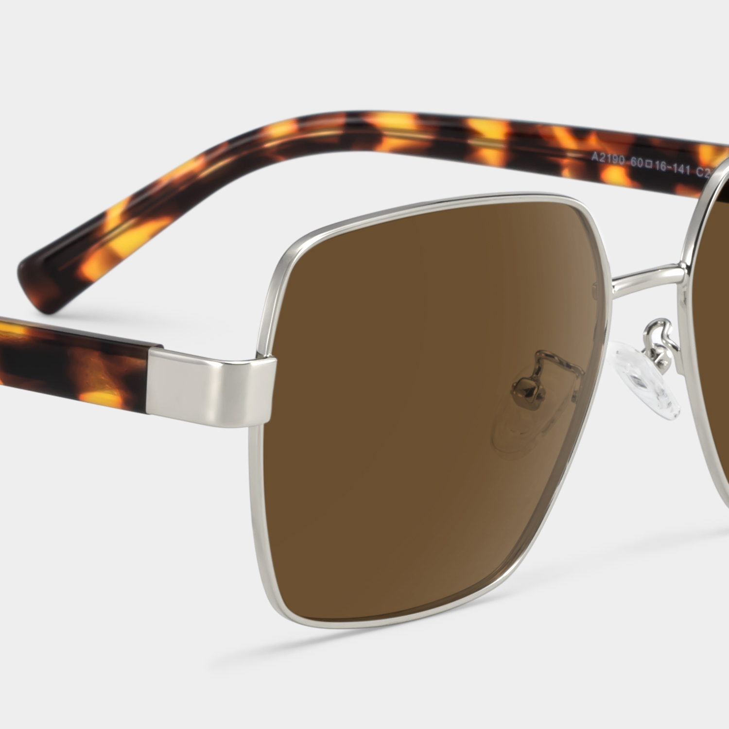 Sahara brown Frame Polarized Sunglasses with square Style Online | ZEELOOL UK5