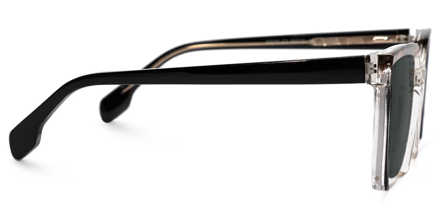 Misty Square Sunglasses with Tr90 Black Frames | ZEELOOL CA2