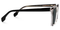 Misty Black Square Sunglasses2