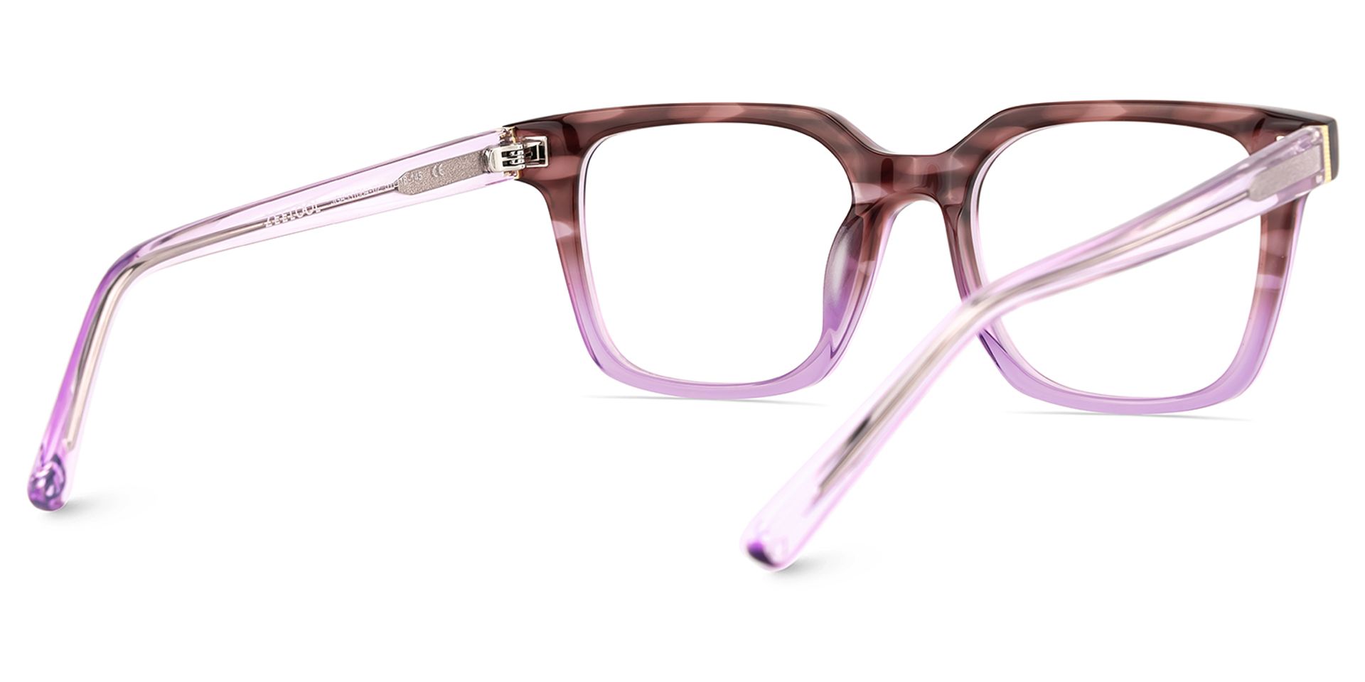 Pagel Purple Thin Frame Eyeglasses | ZEELOOL UK5