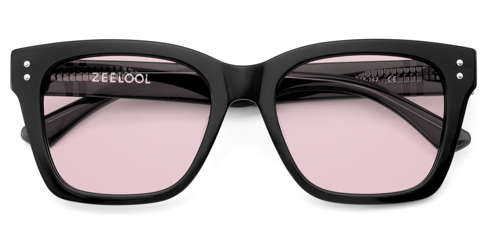 Gaydeh Black Glasses With Rectangle Shape | ZEELOOL UK1