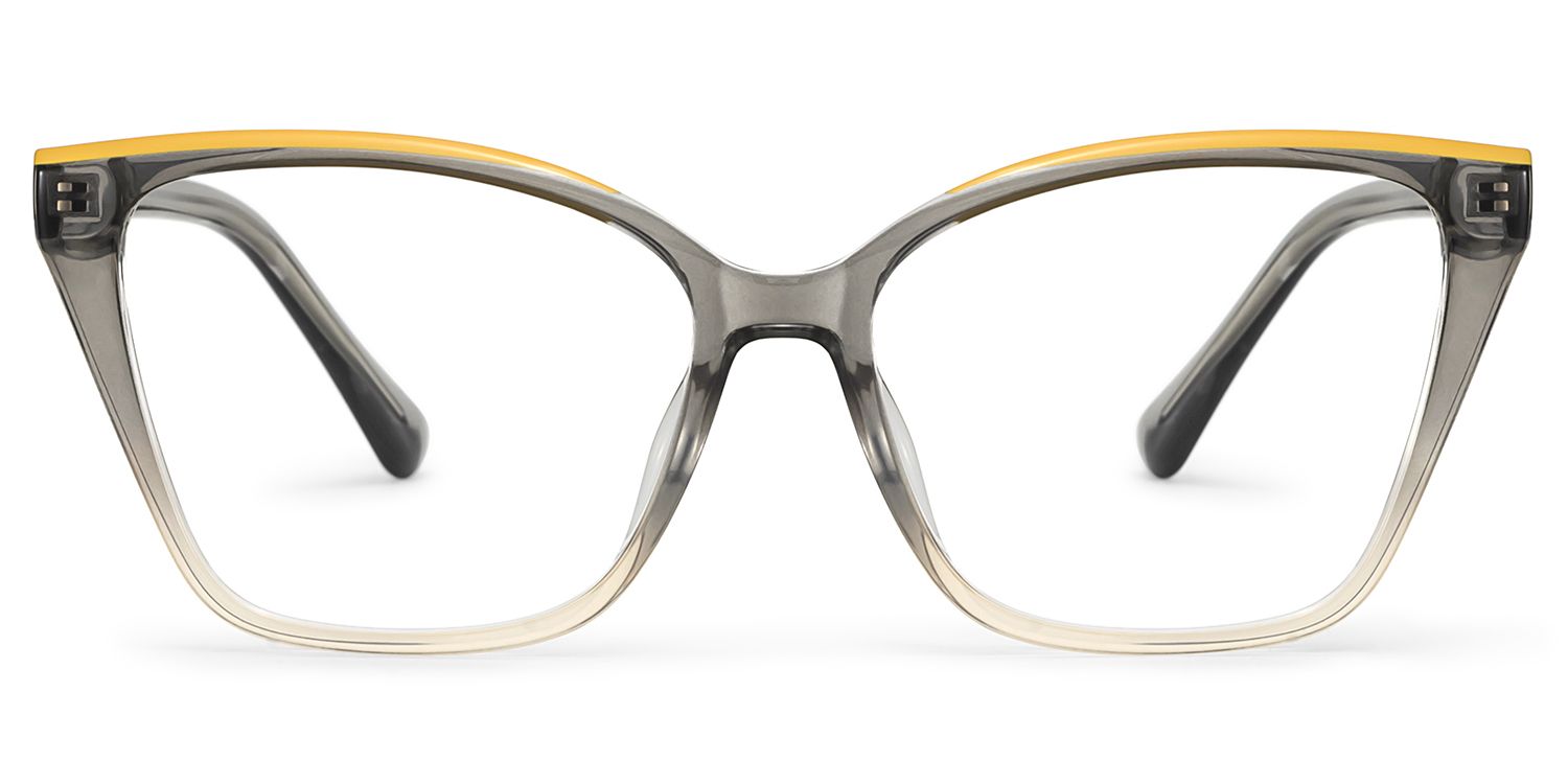 Sienna Grey Butterfly Prescription Glasses | ZEELOOL UK1