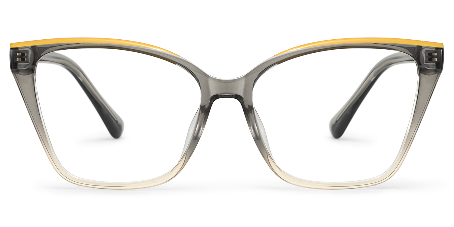 Sienna Grey Butterfly Prescription Glasses | ZEELOOL UK1