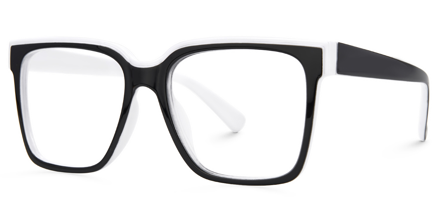 Square Renea Two-Tone Glasses deals -Zeelool Glasses1
