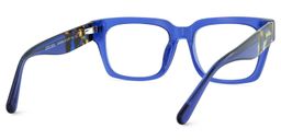 Fulford Rectangle Blue Glasses5