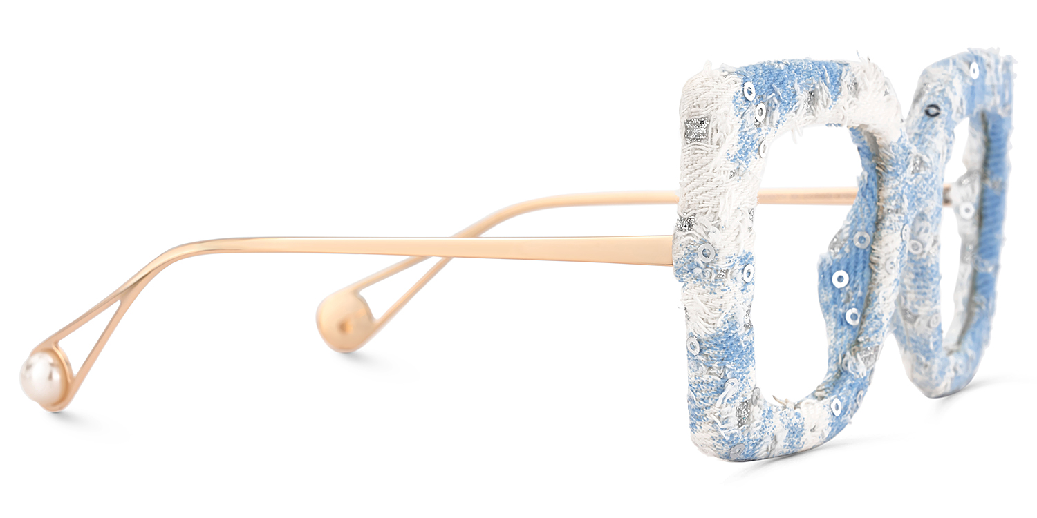 Latanya Cobalt Blue Eyeglasses Frames4