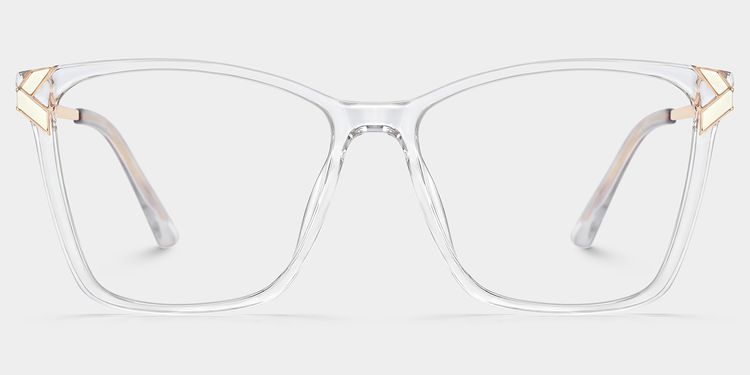 Tricee Square Clear Glasses