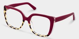 Carrero Two-Tone Square Glasses3