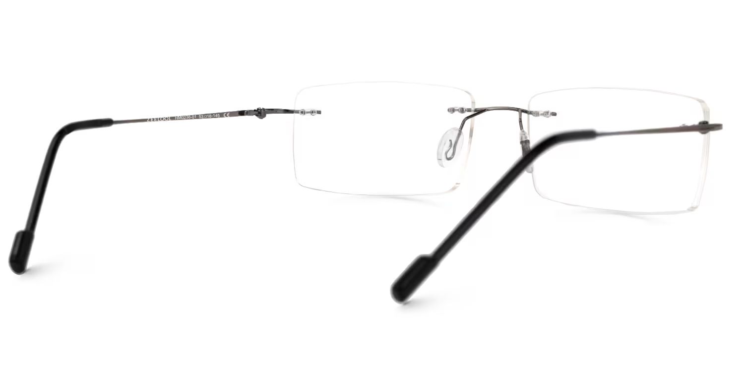 Rogers Rectangle Glasses  | ZEELOOL UK3