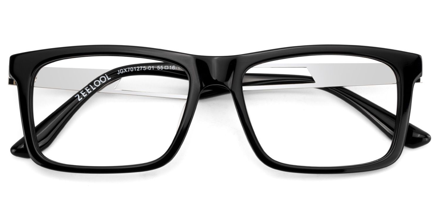 Thin Rectangle Glasses in Business Style | ZEELOOL UK2
