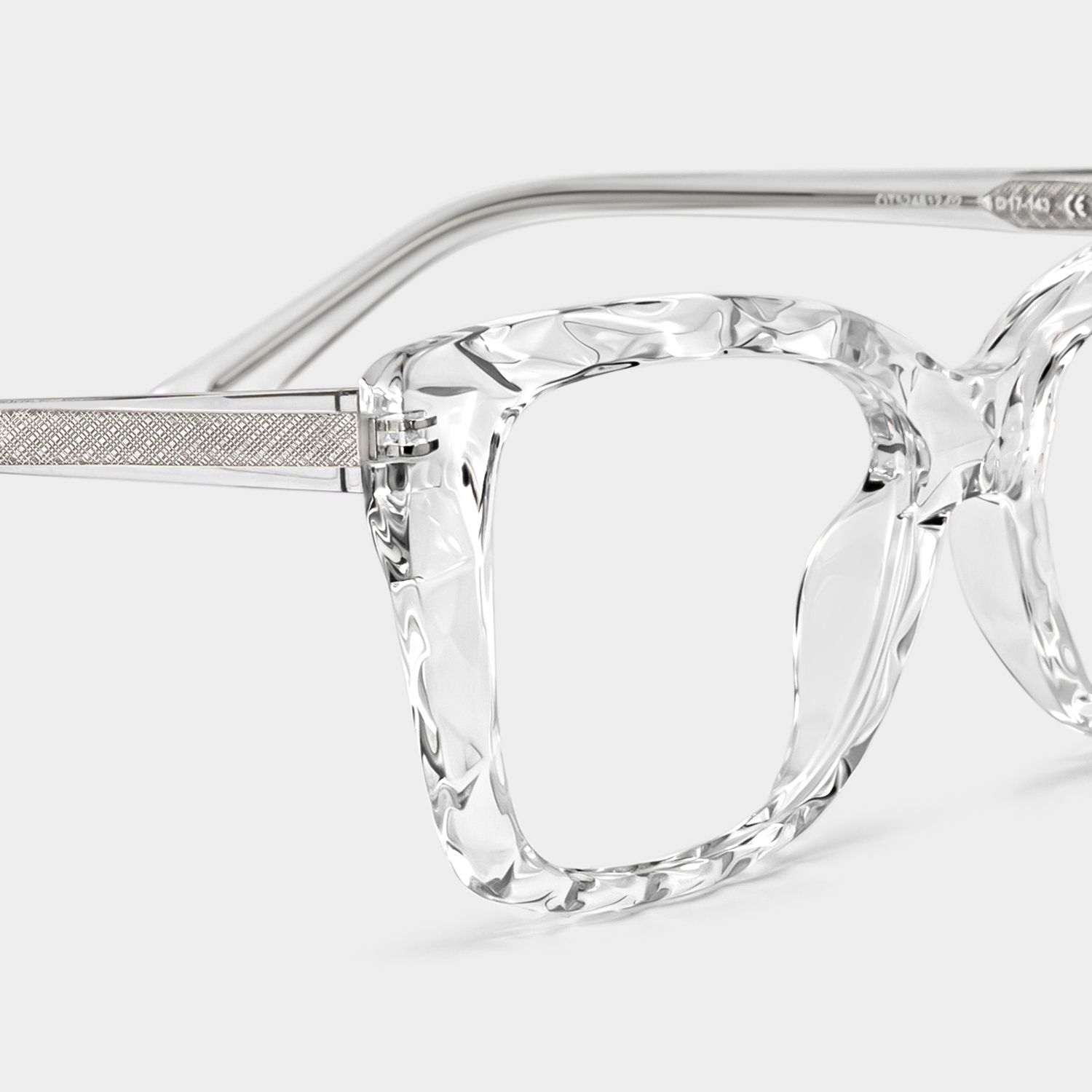 Edna Cateye Clear Frame Glasses | ZEELOOL UK4